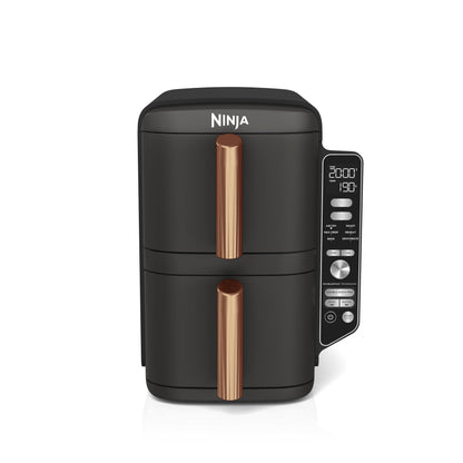 Ninja Double Stack XL Air Fryer, Vertical Dual Drawer Air Fryer with 4 cooking levels, 2 Drawers & 2 Racks