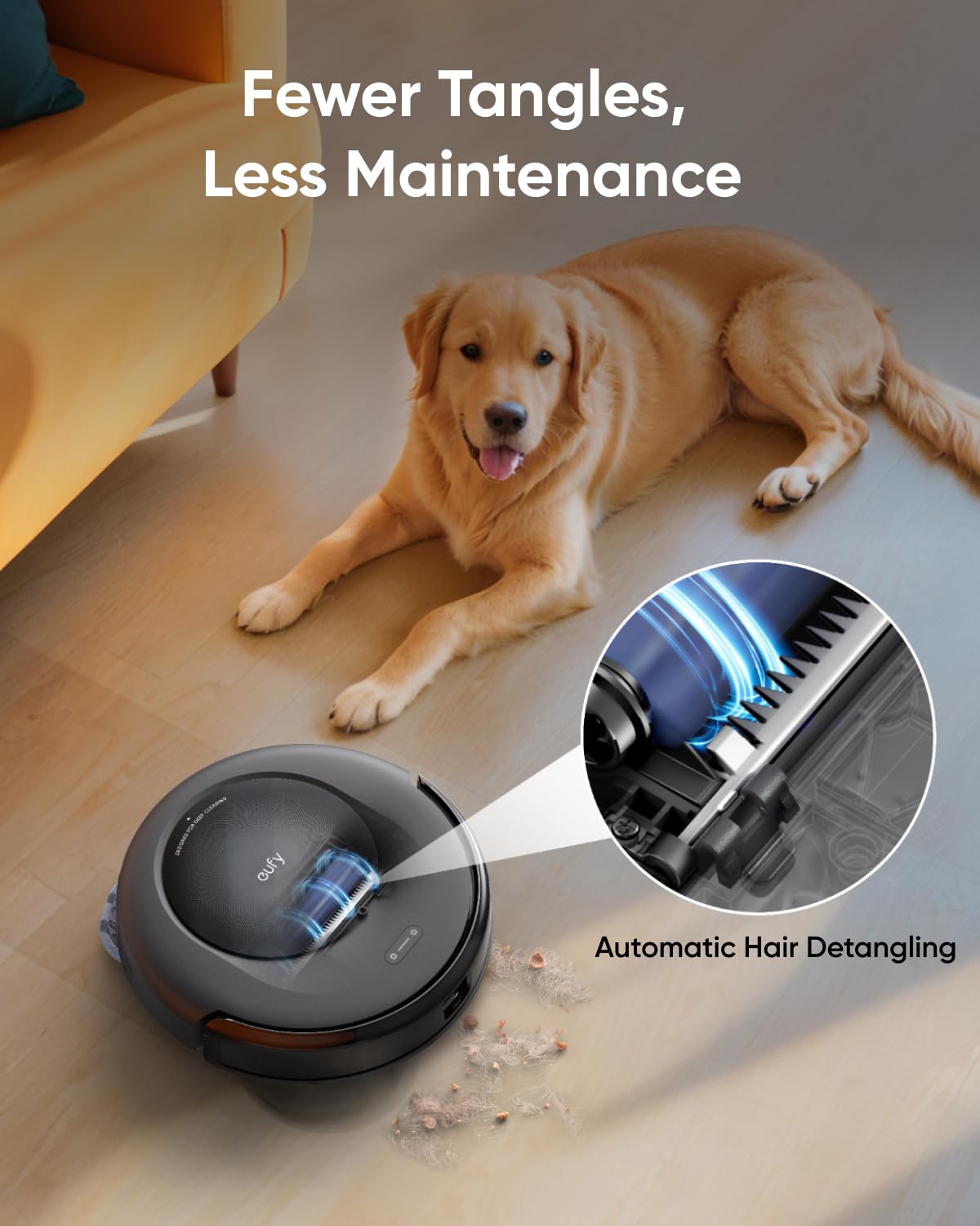 eufy Omni C20, Robot Vacuum Cleaner with Mop, All-in-One Station,7,000 Pa Powerful Suction, Ultra-Slim